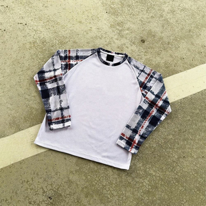 Sudadera Oversize Personalizada de Algodón 100% con Cuello Redondo, Estilo Urbano, Textura Waffle, Manga Larga, Térmica para Hombre - Product Image 2