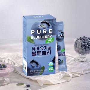 Chunhoncare Blueberry Juice Drink 100% Pure Flavored Healthy <b>Beverage</b> with Stick Pack No Added Sugar - Product Image 5