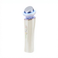 Rouleau facial et masseur oculaire USB rechargeable chaud/froid avec luminothérapie et application de glace pour réduire les poches et atténuer les cernes – Soin beauté