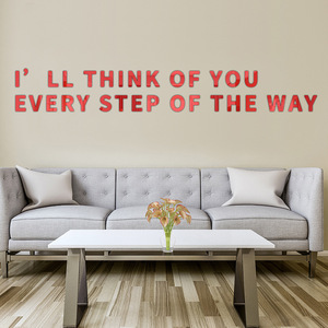 26 adesivi murali a specchio con lettere inglesi, autoadesivi, con testo creativo, decorazioni murali <span class=keywords><strong>di</strong></span> lusso per la casa - Product Image 3