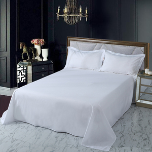 Juego de Ropa de Cama para Hotel, <span class=keywords><strong>Funda</strong></span> de Edredón de Algodón Blanco Liso de Tejido Plano para Uso Hotelero - Product Image 3