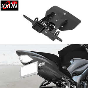 Support de plaque d'immatriculation XXUN support de cadre de queue de moto avec lumière LED pour SUZUKI <span class=keywords><strong>Katana</strong></span> GSX-S1000 <span class=keywords><strong>GS</strong></span>-XS1000 G-SXS1000 19-21 - Product Image 1