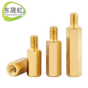 Colonne de support <span class=keywords><strong>hexagonale</strong></span> en laiton Dsh à tête unique, <span class=keywords><strong>vis</strong></span> métriques M3, M4, M5, M6 pour carte mère d'ordinateur - Product Image 3