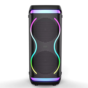 2026 Hot Selling Portable for Speaker with RGB LED Lights 2000-3000mAh Battery for <b>Party</b> & KaraokeBoomboxes - Product Image 2