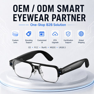 Lunettes Intelligentes IA Personnalisées en Usine avec Caméra 13MP, Enregistrement 4K, WiFi 6, Audio, Stockage 8 Go, Traduction IA et Assistant Vocal - Product Image 5