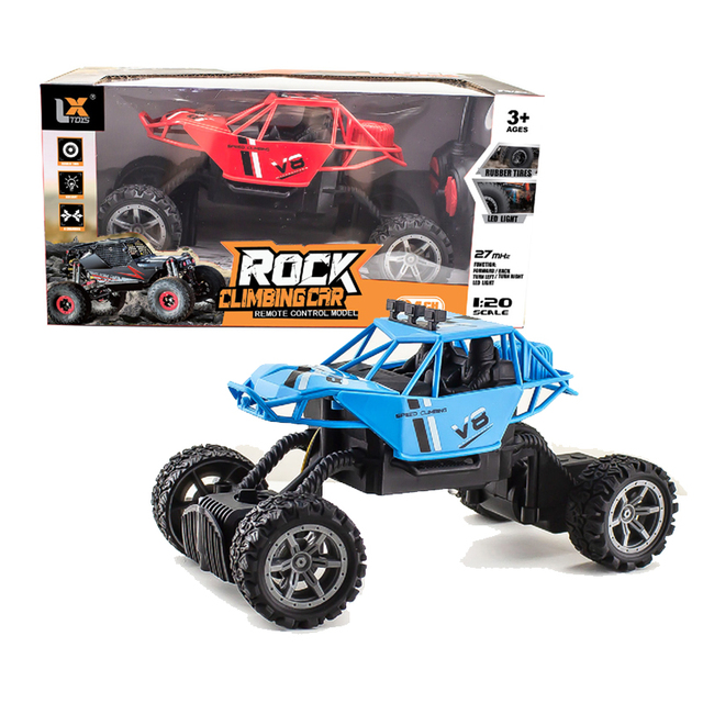 High Speed Rock Climbing Off-road RC Toy Vehicle LED Flashing Light Drift Stunt Rock Crawler