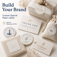 Étiquettes en papier personnalisées, gaufrées, avec logo texturé en feuille d'aluminium pour emballages cadeaux, bougies, café, OEM ODM