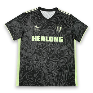 เสื้อฟุตบอลผ้าโพลีเอสเตอร์แบบแห้งเร็วระบายอากาศได้ดี - Product Image 6
