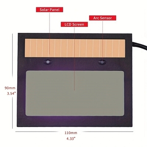 Máscara de Soldadura con Oscurecimiento Automático Solar, Casco de Soldador, Lente de Protección Ocular, Filtro de Color Real, Energía Solar, Cambio Automático de Luz - Product Image 4