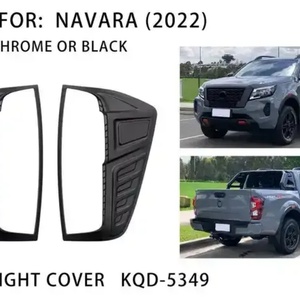 Cubierta Protectora para Luces Traseras de Fibra de Carbono/Cromo/Negro con Diseño 3D para NAVARA NP300, Gran Venta - Product Image 2