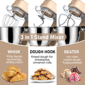 Haushalts 660W Lebensmittel mischer 7L Fleischwolf Entsafter Brot Elektrischer Teig Kneter <span class=keywords><strong>Mixer</strong></span> 5-in-1 Steh mischer - Product Image 4