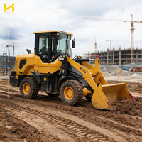 Chargeuse sur pneus de 4,5 tonnes, haute performance, diesel, articulée, matériel de construction pour le chargement de matériaux de carrière