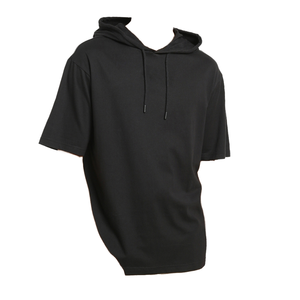 Sudadera con capucha de algodón de manga media térmica personalizable para hombre, ropa de calle con estampado de tendencia, tela polar, cuello con capucha, logotipos incluidos - Product Image 2