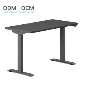 Tempered gỗ hàng đầu điện chiều cao có thể điều chỉnh máy tính ngồi đứng bàn Bàn với ngăn kéo văn phòng đứng bàn với USB sạc - Product Image 1