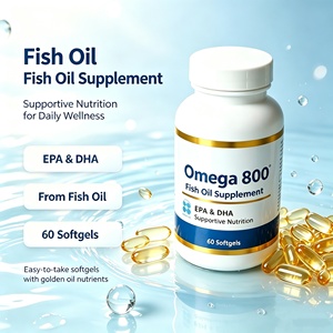 Cápsulas de Aceite de Pescado a Granel de Alta Pureza, Refuerzan la Inmunidad, Suplementos de Aceite de Pescado, Cuidado de la Salud Corporal, Fecha de Producción Reciente, Venta al Por Mayor OEM - Product Image 2