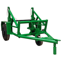 Bobine de bobine avec câble, remorque à tambour, 10 tonnes