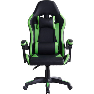 OEM ODM無料サンプルレザースコーピオンプログリーンオフィスゲーマーゲーミングチェアコンピュータPC用ゲームチェアフートレスト付き - Product Image 1