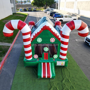Structures de jeu gonflables GMY en forme de cadeau de Noël pour l'intérieur – Achetez un château <span class=keywords><strong>gonflable</strong></span> pour enfants - Product Image 4