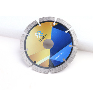 YISCH Diamond Circular Saw Blade 10-A Segmented Rim Industrial Grade Multipurpose Cutting For Stone Marble Wall Grooving - Product Image 2