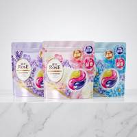 Sachet Doypack personnalisé découpé sur mesure de qualité alimentaire pour perles de lessive de forme spéciale, pour capsules de lessive 3-en-1 haute performance pour la conservation de l'arôme