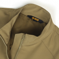 Veste décontractée personnalisable pour homme, printemps, en polyester délavé, imperméable, coupe-vent, avec fermeture éclair, anti-rayures, chaude et anti-humidité
