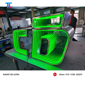 Affiche de film extérieure personnalisée boîte à lumière LED magique étoile à cinq branches enseigne néon en verre avec miroir Melaleuca - Product Image 2