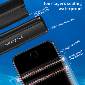 360 Degree HD Transparent Lightweight Eco-friendly <strong>PVC</strong> Phone <strong>Bag</strong> Clamshell <strong>Waterproof</strong> 30m Depth Sensitive Touch Mobile Phones - Product Image 5