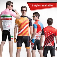 Ensemble de maillots de cyclisme personnalisés pour hommes et femmes, sublimation, manches courtes, short à bretelles, kit de vélo de route, respirant, séchage rapide, uniforme d'équipe professionnelle OEM