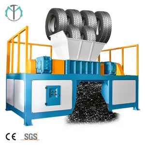 Double Shafts Efficient Shredding Machine \/ Industry Waste Shredder Crushing Equipment