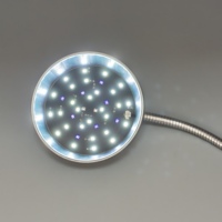 Lampe chauffante LED UVB 5.0 pour reptiles, spectre complet UVA+UVB, avec clip flexible étanche pour tortue et dragon barbu