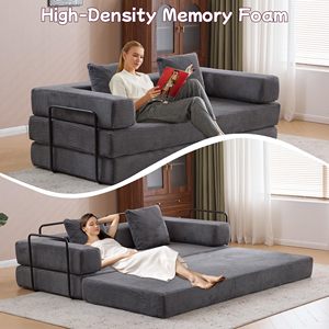 Nuevo sofá cama extraíble comprimido al vacío de 2 plazas Sofá cama modular comprimido de 2 plazas que cabe en una caja - Product Image 4