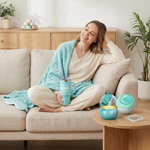 Lussuosa Confezione Regalo Spa Personalizzata per Cura Personale e Pronta Guarigione, con Coperta in Flanella e Tumbler da 40 oz, per Natale, Festa della Mamma - Product Image 4