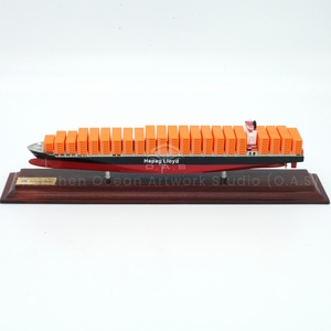 Mô hình thuyền quy mô thủ công của nhà máy o.a.s 1:1000 quy mô tùy chỉnh 35cm hap-lloyd Mô hình tàu container để vận chuyển Quà Tặng - Product Image 3