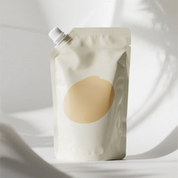 Pochette refermable imprimée personnalisée de 100ml 120ml 150ml avec bec verseur pour aliments pour bébé avec capuchon facile à presser Sac en plastique étanche