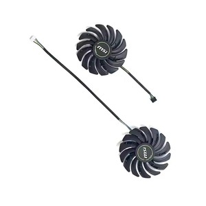 พัดลมกราฟิก RTX2080TI 4PIN PLD10010S12HH 85มม. ใหม่สำหรับ <span class=keywords><strong>MSI</strong></span> GeForce RTX 2060 2070 <span class=keywords><strong>2080</strong></span>พัดลมกราฟิกที่โอเวอร์คล็อก XS - Product Image 4
