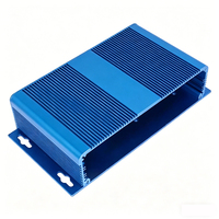 Boîtier de carte électrique en aluminium CNC haut de gamme sur mesure, boîtier en alliage de zinc anodisé, petit boîtier en aluminium par service d'usinage CNC