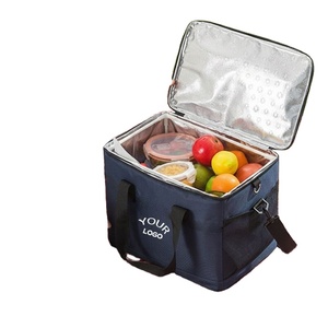 กระเป๋าใส่อาหารกลางวันคุณภาพสูง ความจุเยอะ สำหรับโปรโมชั่น กระเป๋าเก็บความเย็นแบบสะพายไหล่ สำหรับแคมป์ปิ้ง พับเก็บได้ ใช้เป็นกระเป๋าเป้สะพายหลังสำหรับใส่อาหาร - Product Image 1