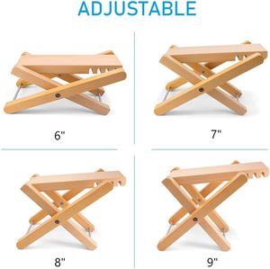 1 Pair Folding Squatting Stool Multi-Function 7-9" Height <strong>Step</strong> Poop Stool Wood <strong>Toilet</strong> Stool Portable <strong>Step</strong> <strong>for</strong> Adult Bathroom - Product Image 4