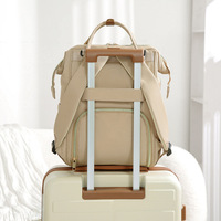 Nouvelle Mode Dame Momie Sac Grande Capacité Supérieure Inférieure Couches Maternelle Bébé Sac Léger Haut de Gamme Étanche Nylon Tout