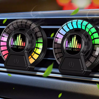 Diffuseur d'aromathérapie intelligent rechargeable 3 en 1 à détection automatique, diffuseur d'aromathérapie pour voiture, clip de ventilation d'air avec musique