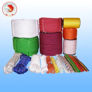 PP Multifilament Braid Rope Twisted Cotton Telstra Needle Synthetic Winch HDPE Rope Custom Polypropylene PP Rope