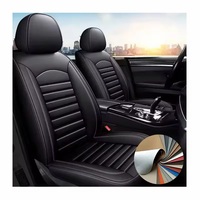 Tissu en similicuir souple multicolore, résistant à l'usure, imperméable, matériau durable pour les housses de sièges de voiture, rembourrage