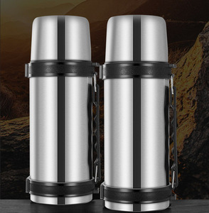 Extérieur Grand Flacon À Vide Double Paroi En Acier Inoxydable Isolé <span class=keywords><strong>Bouteille</strong></span> D'eau Écologique - Product Image 2