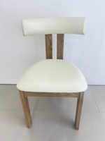 Wabi sabi design cadre en bois frêne tissu meubles de salle à manger villa maison loisirs sièges style japonais chaise de dîner pour loft