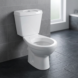 Inodoro de Cerámica Nano Irani de Dos Piezas con Doble Descarga, Montaje en Suelo, Sifón en S, Desodorizante, para Baño de Hotel - Product Image 4