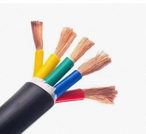 4-Quadrat mm PVC-isoliertes Stromkabel 220V 10A Kupfer gepanzerte schwarze Niederspannungs-Holzrahmen-Stromkabel - Product Image 2