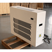 Déshumidificateur mural ultra-mince en métal 200L pour petite maison moderne, 2900W, débit d'air 2000m³/h, pour piscine et usage domestique