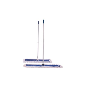 Scopa Industriale Economica Standard per Pulizia Pavimenti, Scopa Piatta in Cotone per Polvere in Diverse Misure con Manico in Alluminio - Product Image 1
