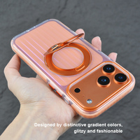 Coque de protection antichoc IMD Business Design pour iPhone 17 18 Pro Max avec chargement magnétique et béquille intégrée
