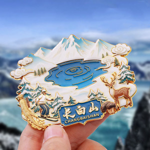 Magnete da frigo 3D con immagine epossidica fai da te, - Product Image 3